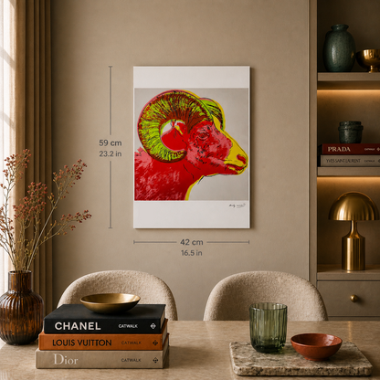 Andy Warhol Aries (Animals) Lithograph Arches 300gsm 42x59 cm