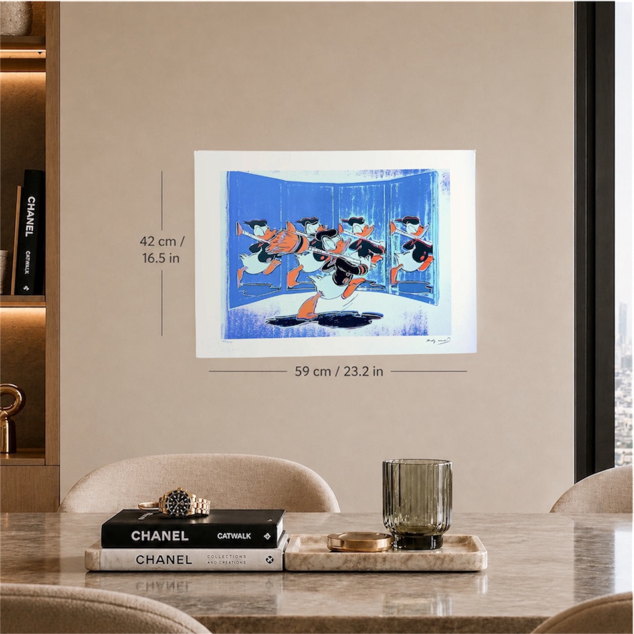 Andy Warhol Donald Duck Lithograph Arches 300gsm 42x59 cm