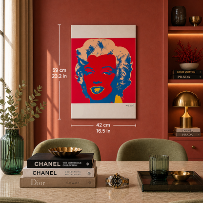 Andy Warhol Marilyn Monroe (Red & Blue) Lithograph Arches 300gsm 42x59 cm