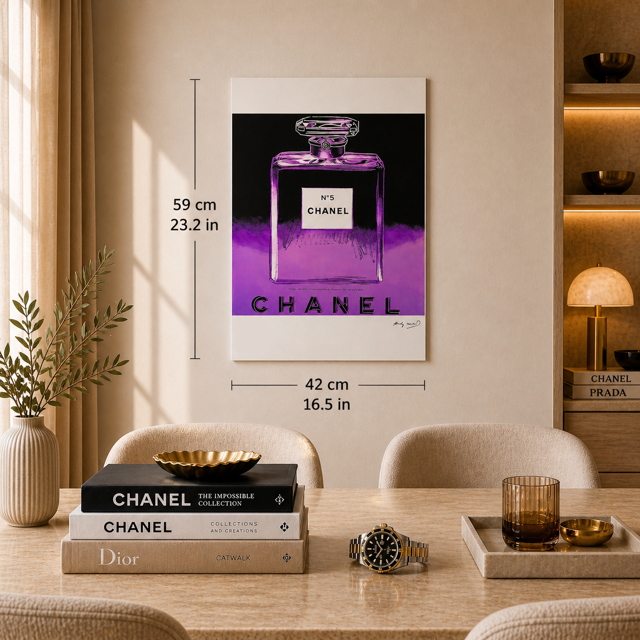 Andy Warhol Chanel Advertising Lithograph Arches 300gsm 42x59 cm