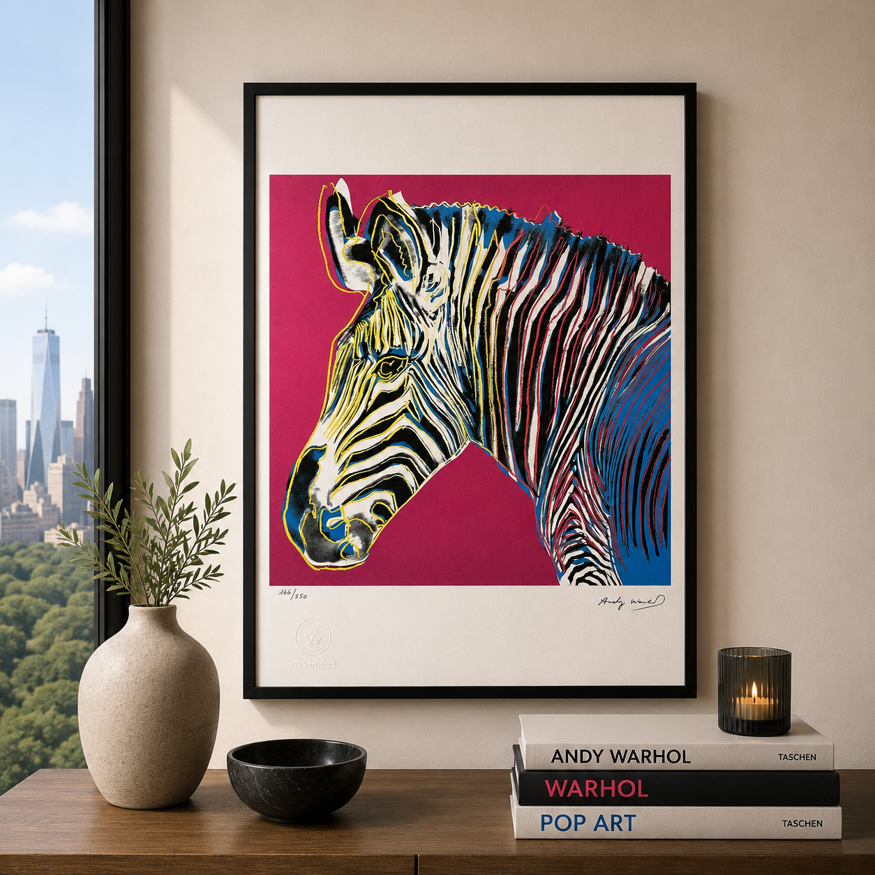 Andy Warhol Zebra (Animals) Lithograph Arches 300gsm 42x59 cm