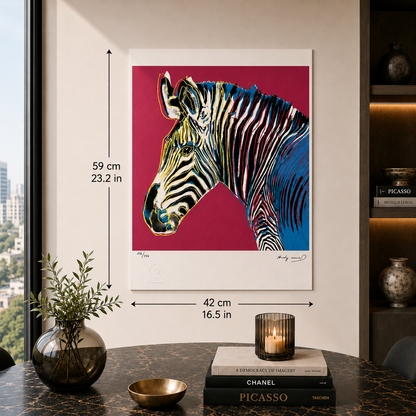 Andy Warhol Zebra (Animals) Lithograph Arches 300gsm 42x59 cm