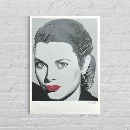 Andy Warhol Grace Kelly (Black and White) Lithograph Arches 300gsm 42x59 cm