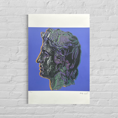 Andy Warhol Alexander the Great (Blue) Lithograph Arches 300gsm 42x59 cm
