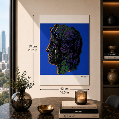 Andy Warhol Alexander the Great (Blue) Lithograph Arches 300gsm 42x59 cm