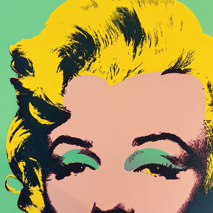 Andy Warhol Marilyn Monroe (Green & Yellow) Lithograph Arches 300gsm 42x59 cm