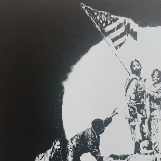 Banksy – ‘Flag’ – Gelimiteerde en genummerde editie