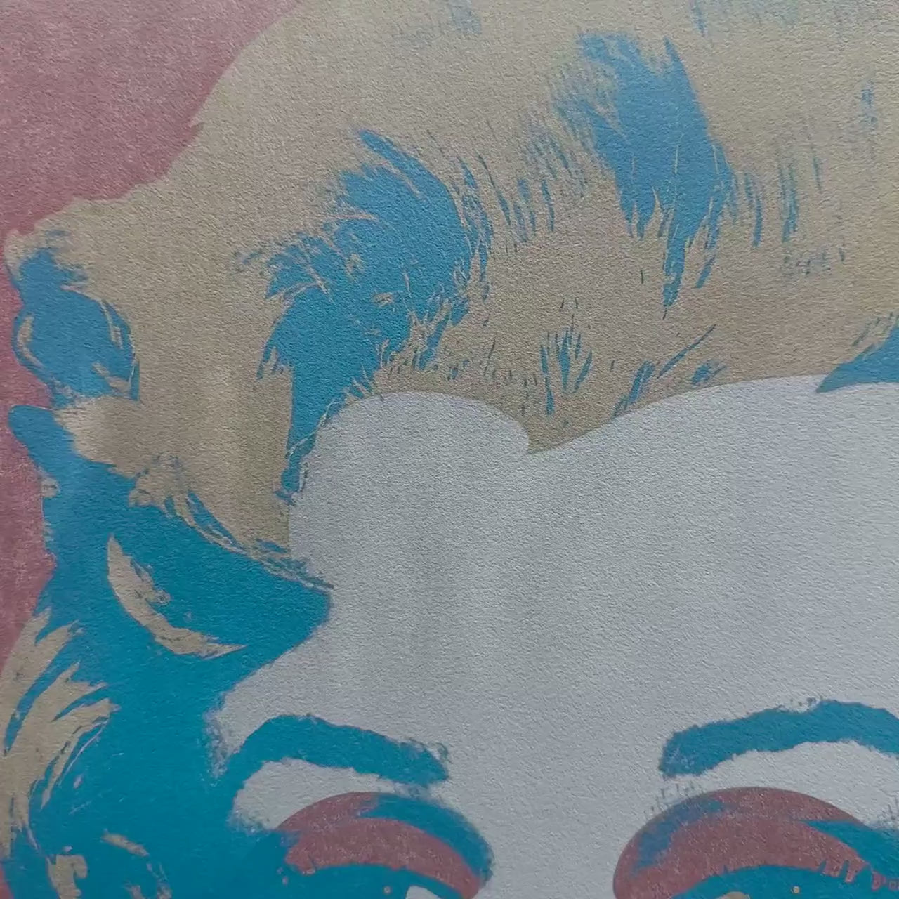Andy Warhol – ‘Marilyn Monroe (Zalm & Blauw)’ – Gelimiteerde en genummerde editie