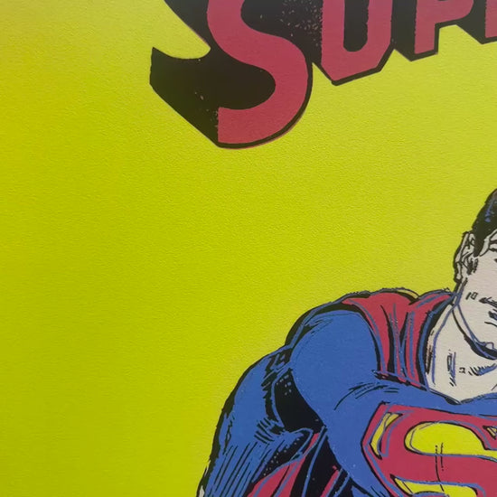 Andy Warhol – ‘Superman (Myths, Geel)’ – Gelimiteerde en genummerde editie