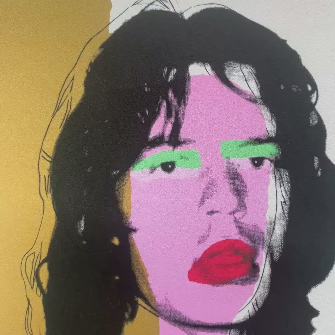 Andy Warhol – ‘Mick Jagger’ (FS II.143, 1975) – Gelimiteerde en genummerde editie